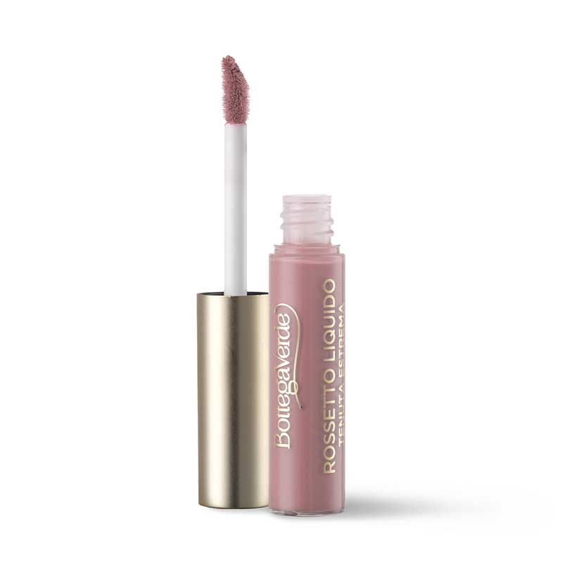 Liquid lip lacquer - long lasting - with White Rose oil and Vitamin E