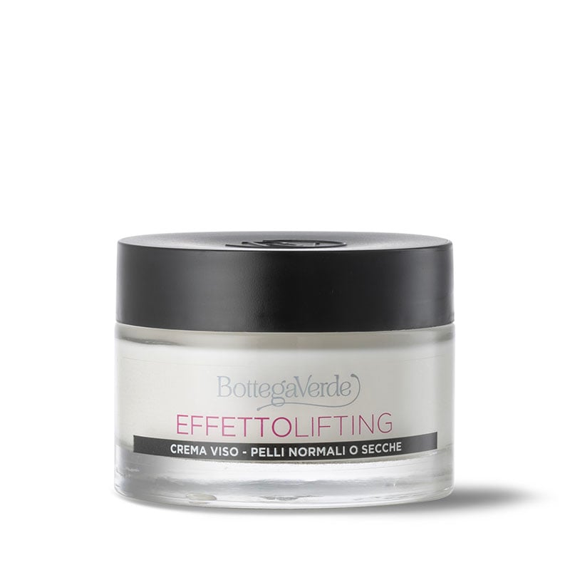 Effetto lifting - Crema facial antiedad, efecto lifting inmediato* - con ácido Hialurónico y extracto de Flor de Loto (50 ml) - pieles normales o secas