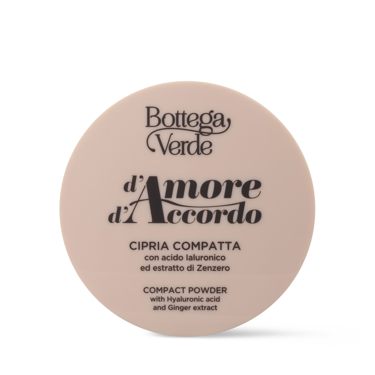 D'Amore d'Accordo - Cipria compatta con acido Ialuronico e Zenzero