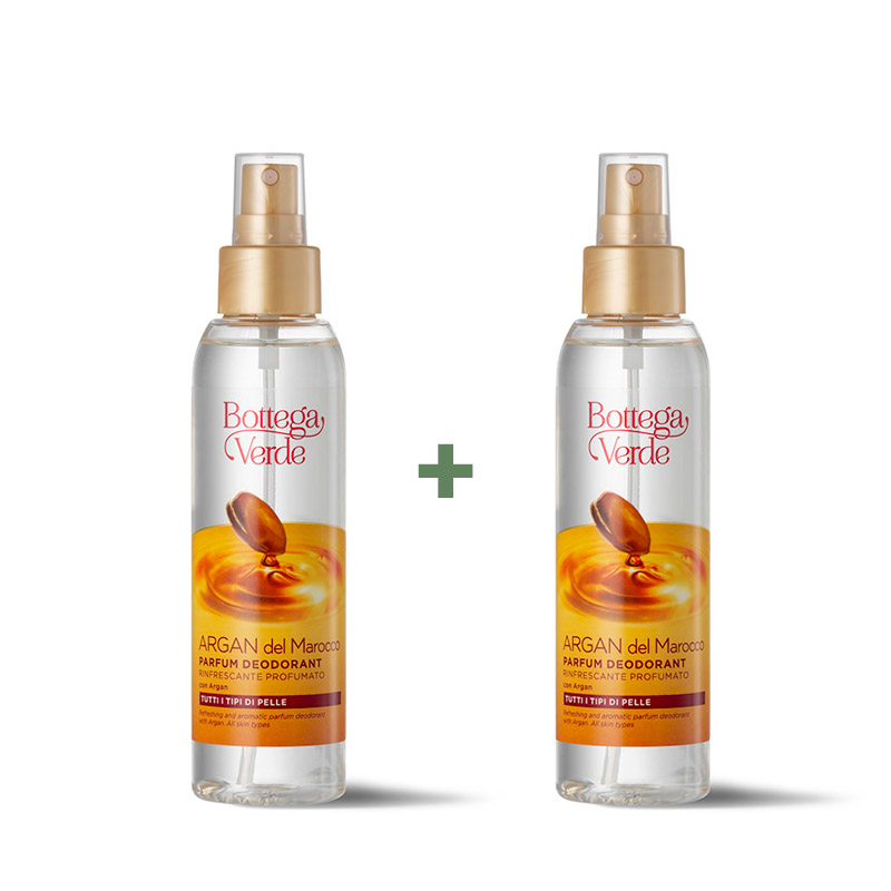 ** 1 + 1 FREE ** Argan del Marocco - Parfum deodorant - Refreshing and aromatic - With Argan (125 ml) - All skin types