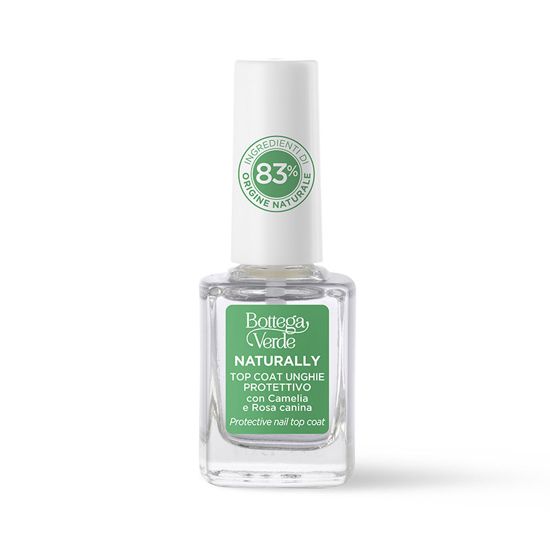 NATURALLY - Protective nail top coat with Camellia and Rosehip (10 ml)