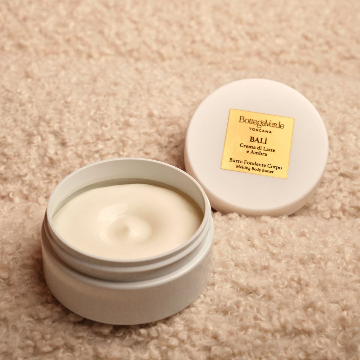 Bal&igrave; - CREMA DE LECHE Y &Aacute;MBAR - Manteca corporal fundente (150 ml)