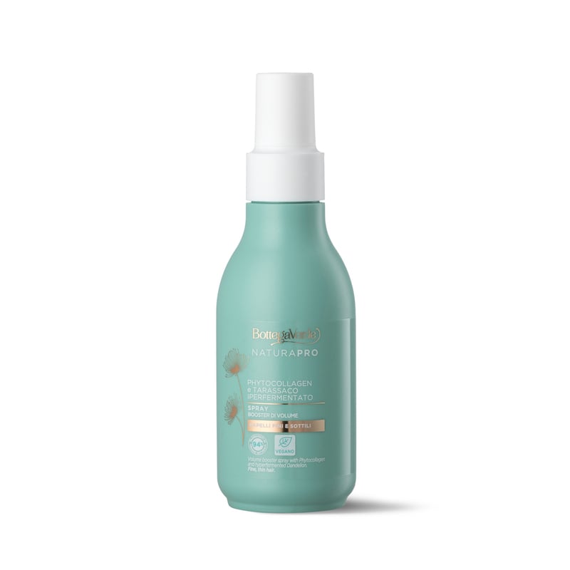 Phytocollagen y Diente de León hiperfermentado - Spray - potenciador de volumen (150 ml) - cabello fino y delgado