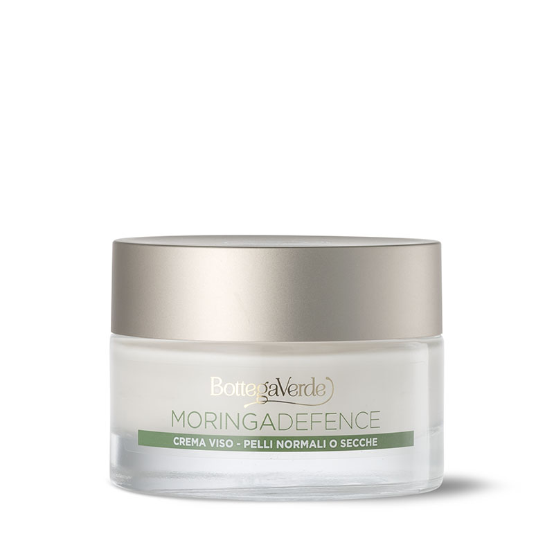 MORINGADEFENCE - Crema facial detox iluminadora antiarrugas con aceite de Moringa y Oxygeskin (50 ml) - piel normal o seca - edad 40+