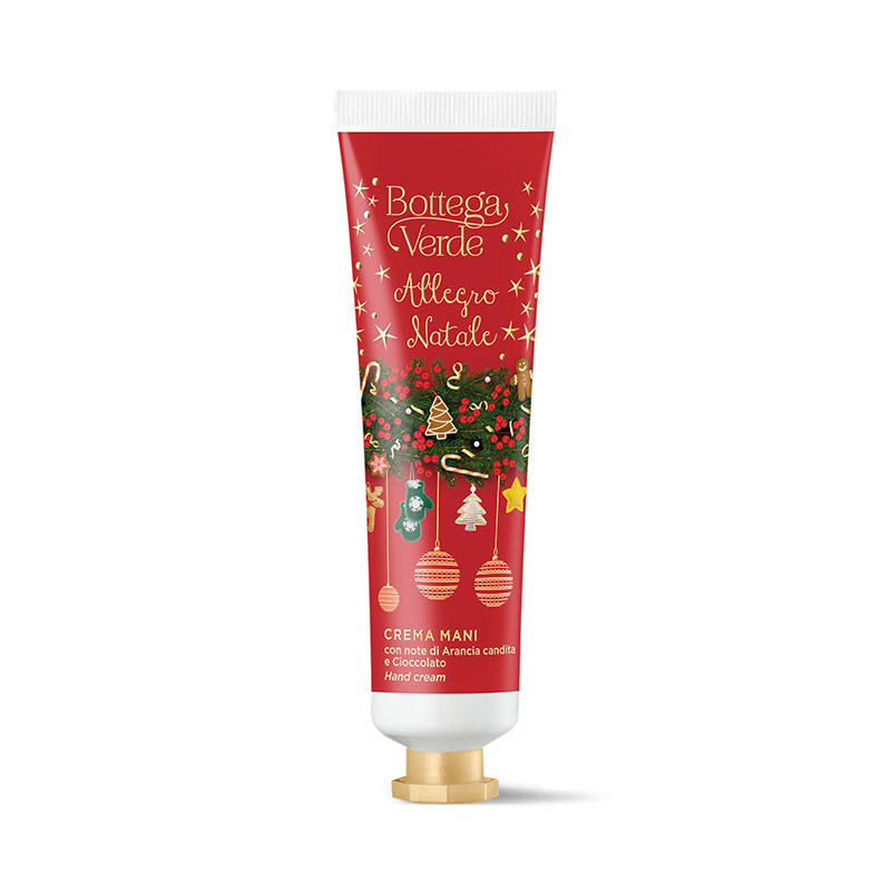 Image of Allegro Natale - Crema mani con note di Arancia candita e Cioccolato