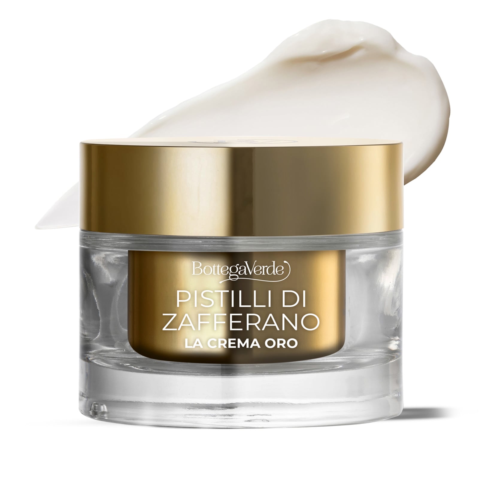 The golden cream - Day and night face treatment -  10-way global anti-wrinkle anti-aging action - with SAFFRON-IDE PRO AGE with Ceramides and hyperfermented Saffron extract (50 ml)