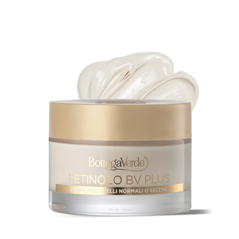 Face cream - enriched formula - elasticizing anti-wrinkle treatment - with Pro-Retinol, Provitagen complex and Hyaluronic Acid (50 ml) - normal or dry skin