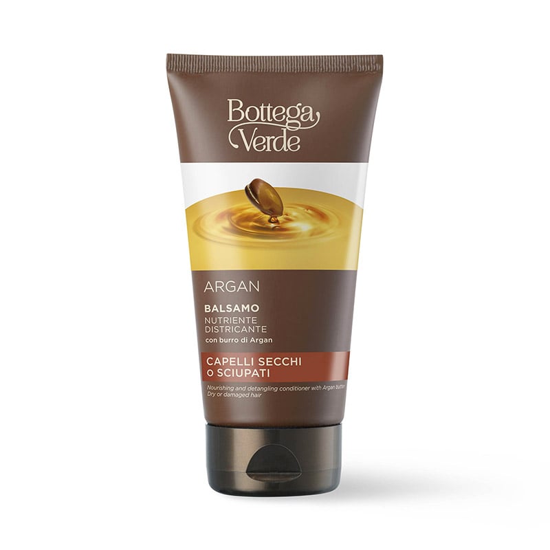 Image of Bottega Verde Argan - Balsamo nutriente districante - con burro di Argan - capelli secchi o sciupati013