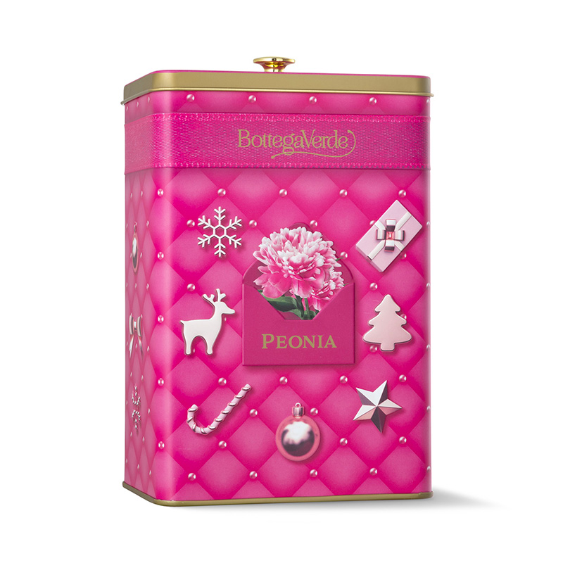Peonia biscuit box
