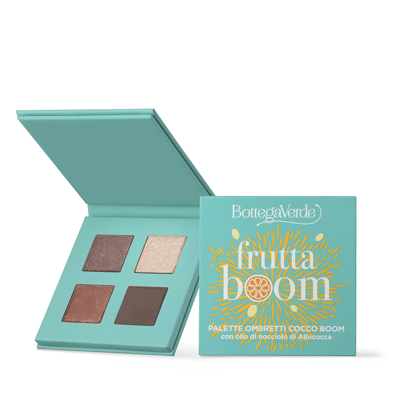 Frutta Boom - Palette ombretti con olio di nocciolo di Albicocca