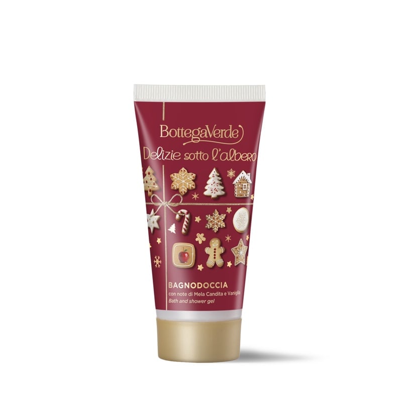 Bath and shower gel with candied Apple and Vanilla notes (50 ml)