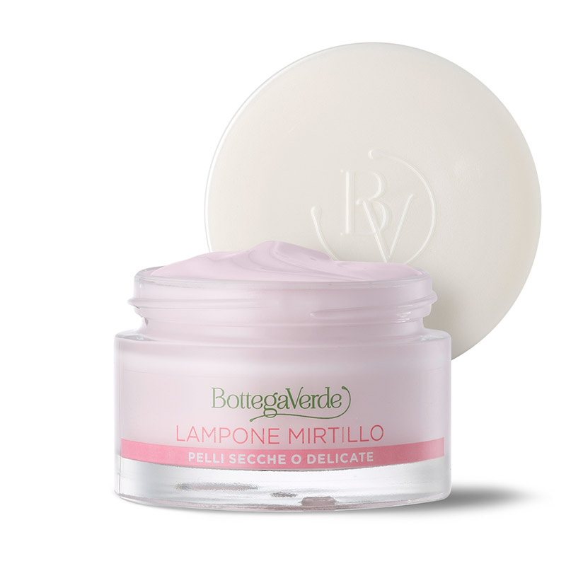 Estratti di bellezza - Rich cream - Raspberry and Blueberry - moisturizes, protects - dry or delicate skin (50 ml)