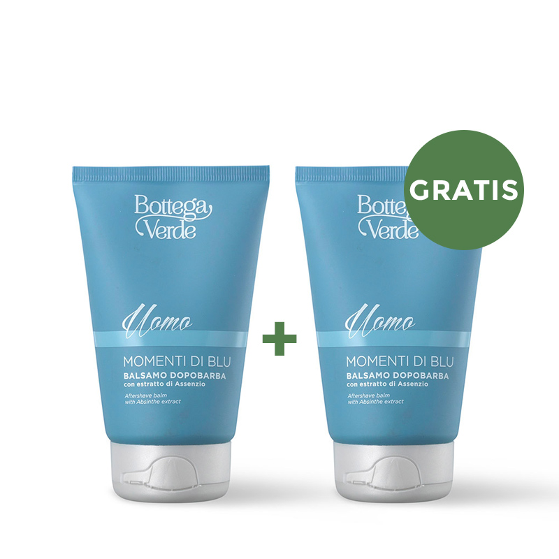 **1+1 GRATIS** Momenti di Blu - Balsamo dopobarba con estratto di Assenzio