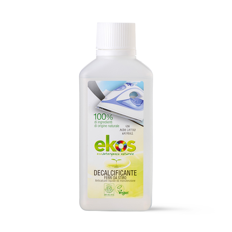 EKOS Decalcificante ferro da stiro con acido lattico naturale e di grado alimentare EKOS Decalcificante ferro da stiro con acido lattico naturale e di grado alimentare