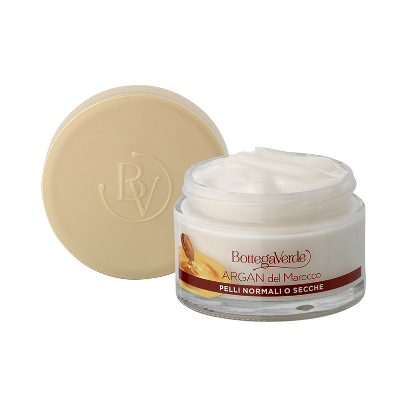 Argan del Marocco - Crema  viso - antiet&agrave; nutriente - con olio di Argan - pelli normali o secche