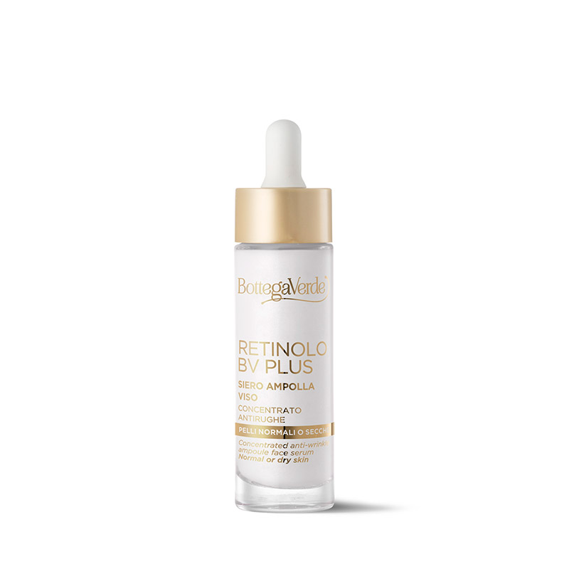 Sérum ampolla facial - concentrado antiarrugas - con Pro-Retinol microencapsulado (30 ml) - pieles normales o secas