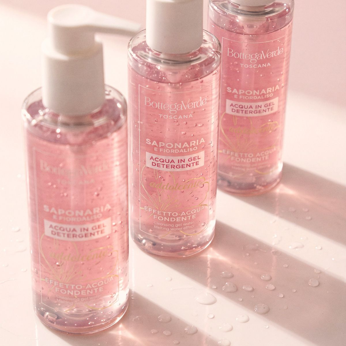 SAPONARIA AND CORNFLOWER - Cleansing gel water - melting water effect - soothing (200 ml)