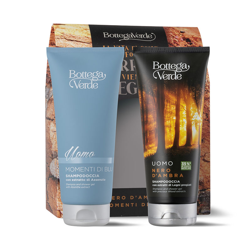 Nero d'Ambra/Momenti di Blu Bath Box