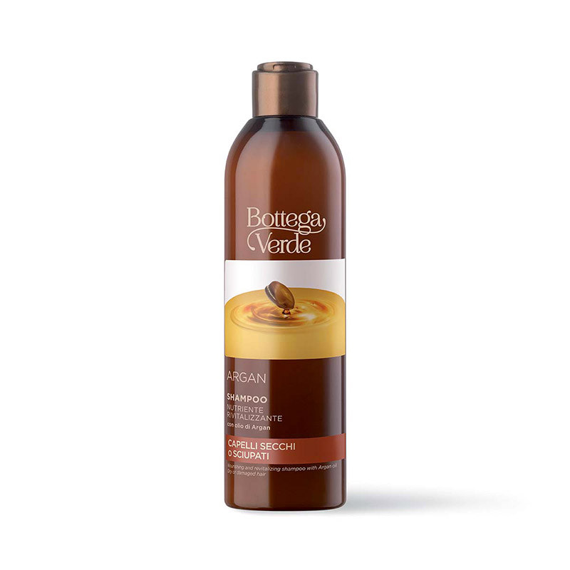 Argan Shampoo nutriente, rivitalizzante con olio di Argan capelli secchi o sciupati