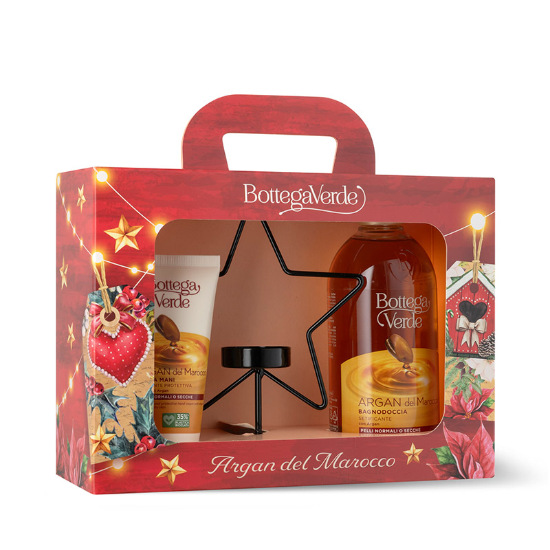 XMas Gift Porta candele Argan