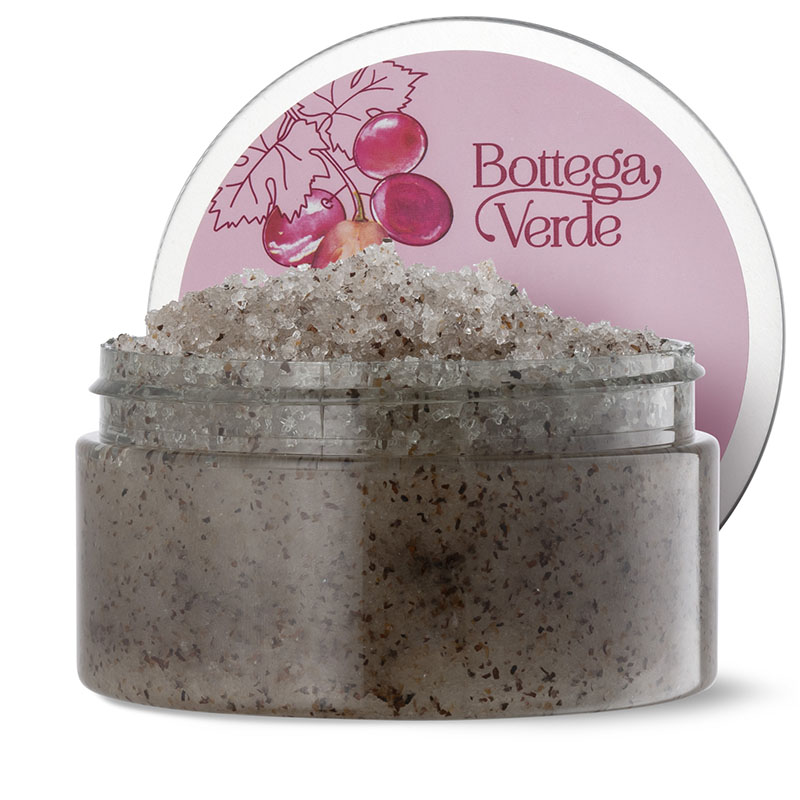 Smoothing body scrub - with hyperfermented Red Grape extract from Tenuta Massaini, Grape Seed and Cane Sugar (200 ml) - normal skin