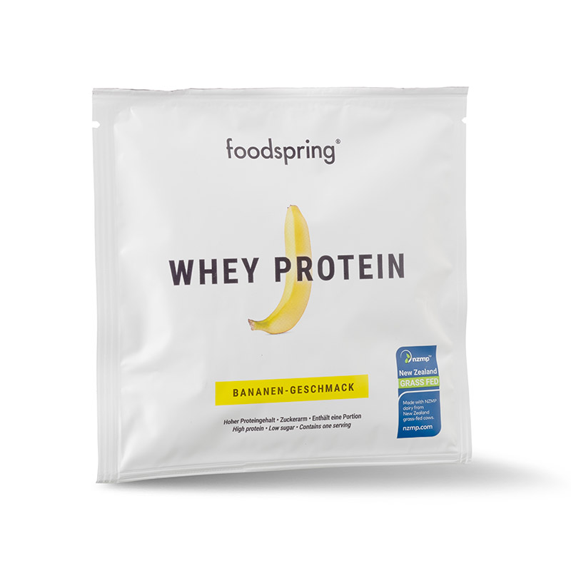 Image of FOODSPRING - Whey Protein Bustina monodose - Banana