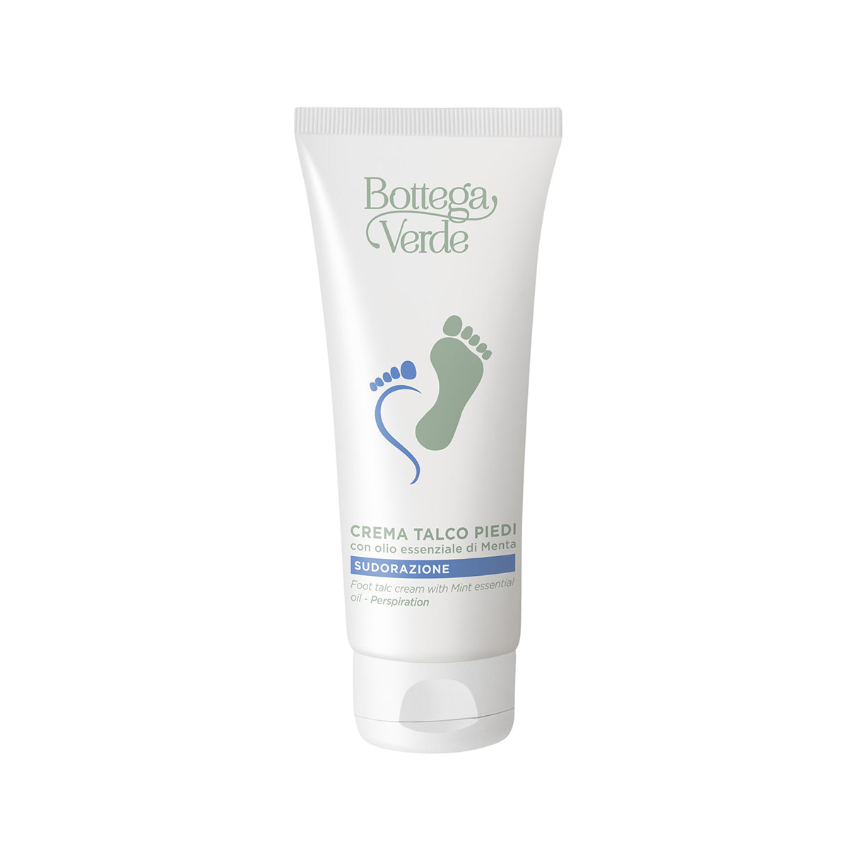 Image of Bottega Verde Crema talco piedi con olio essenziale di Menta - sudorazione013