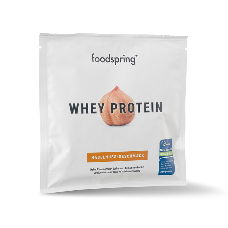 Image of FOODSPRING - Whey Protein Bustina monodose - Nocciola