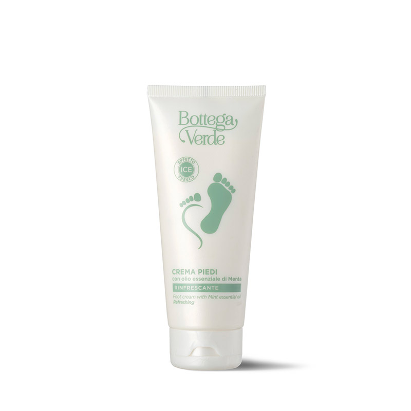Foot cream, with Mint essential oil (100 ml) - refreshing