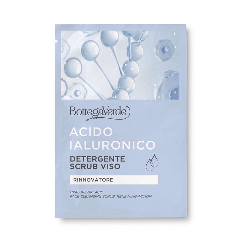 Hyaluronic Acid - Face cleansing scrub - renewing action (8 ml)