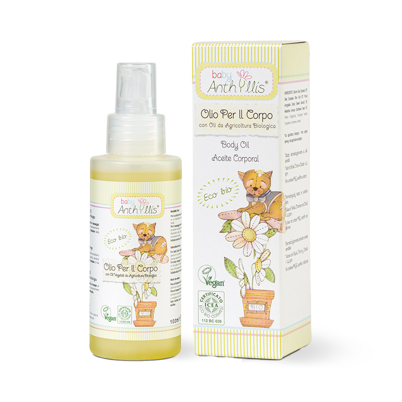 Baby Anthyllis Olio per il corpo con Oli da Agricoltura Biologica
