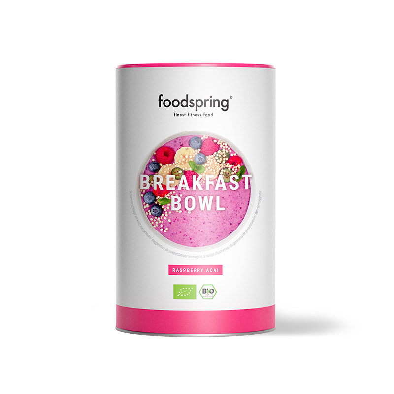 Foodspring Brekfast Bowl Lampone e Acai (450 gr)