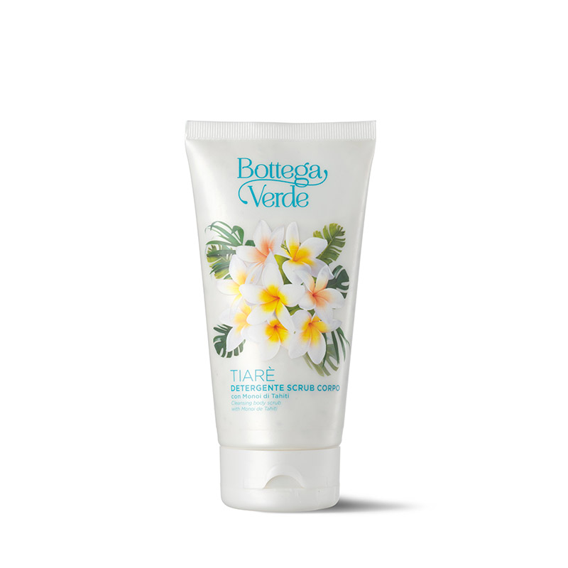 Image of Bottega Verde Tiarè - Detergente scrub corpo con Monoi di Tahiti