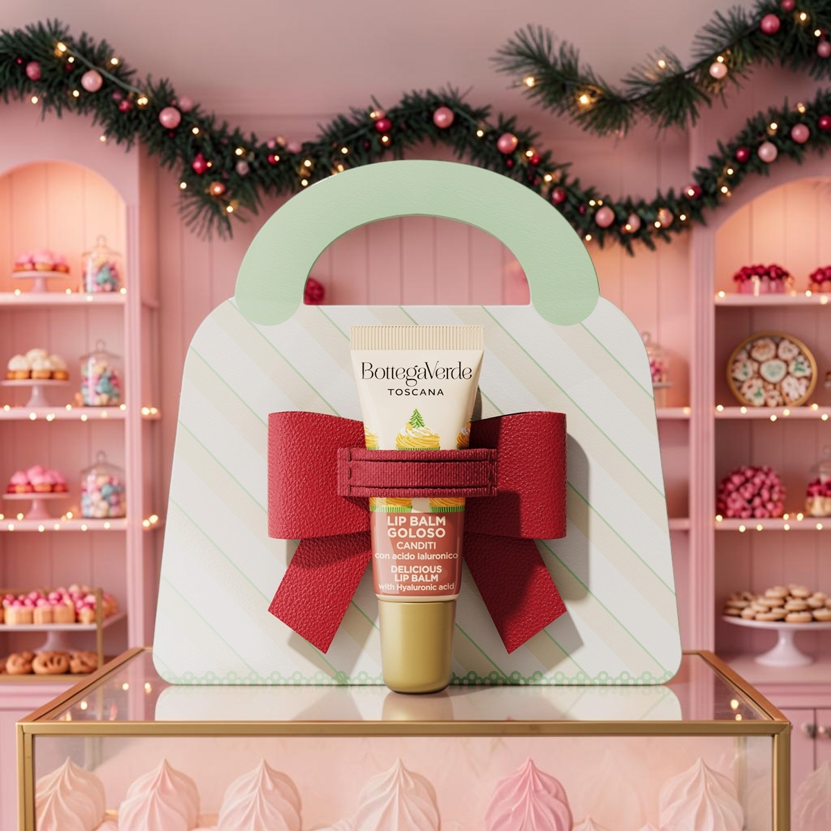 Christmas Spice and Candied Fruit lip balm + charm
