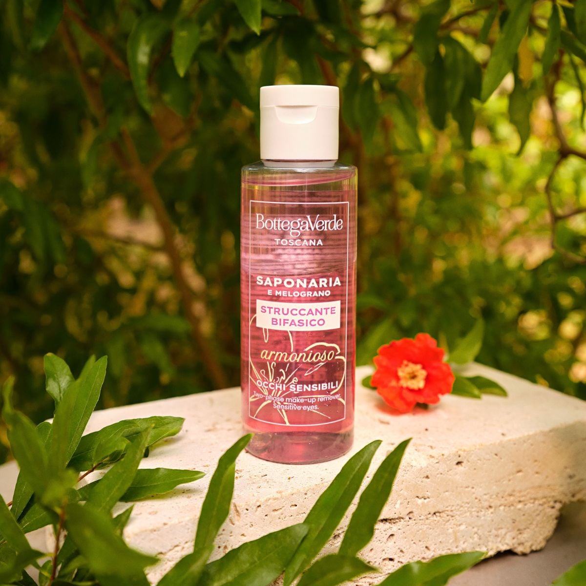 SAPONARIA AND POMEGRANATE - Two-phase make-up remover - sensitive eyes - balanced (100 ml)