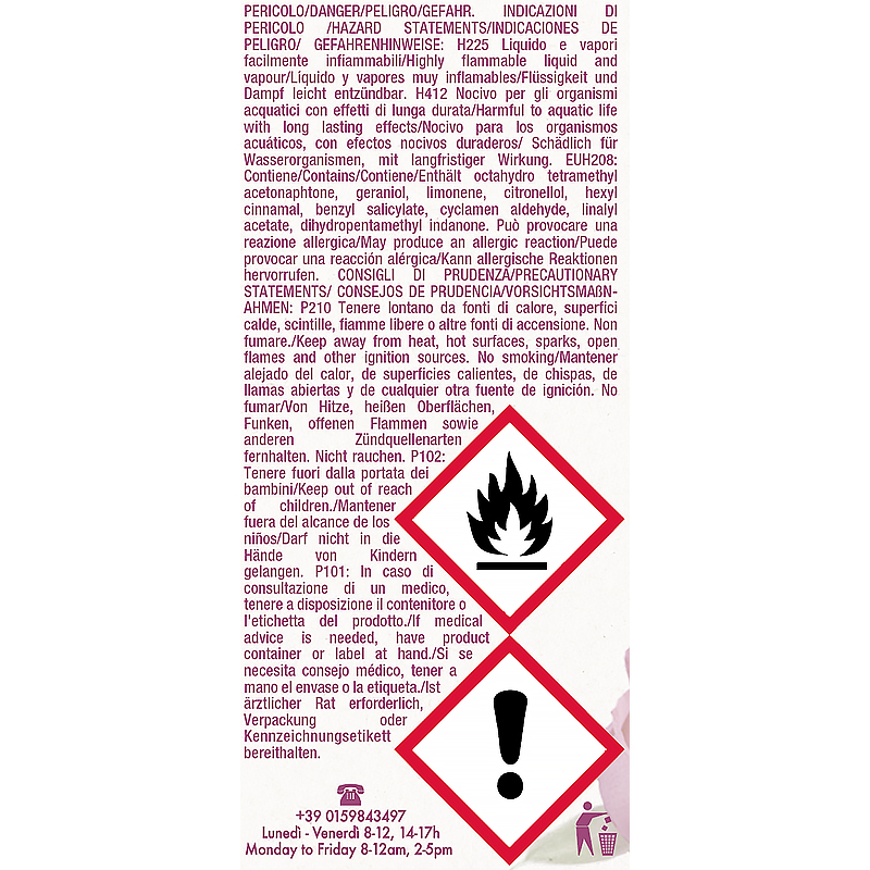 Rosa - Diffusore di fragranza con bastoncini