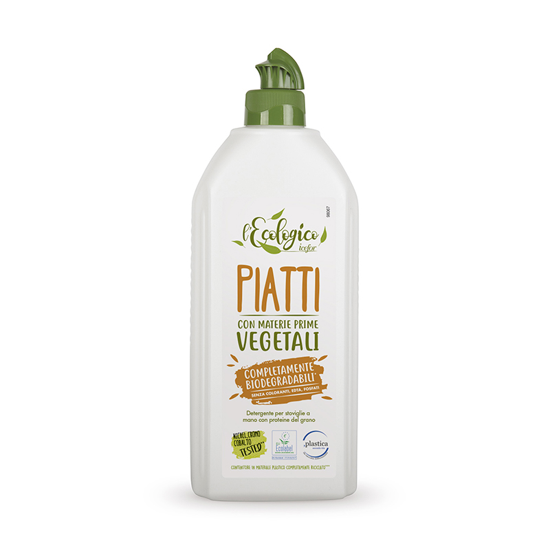 L'ECOLOGICO - Detergente piatti - con materie prime vegetali biodegradabili