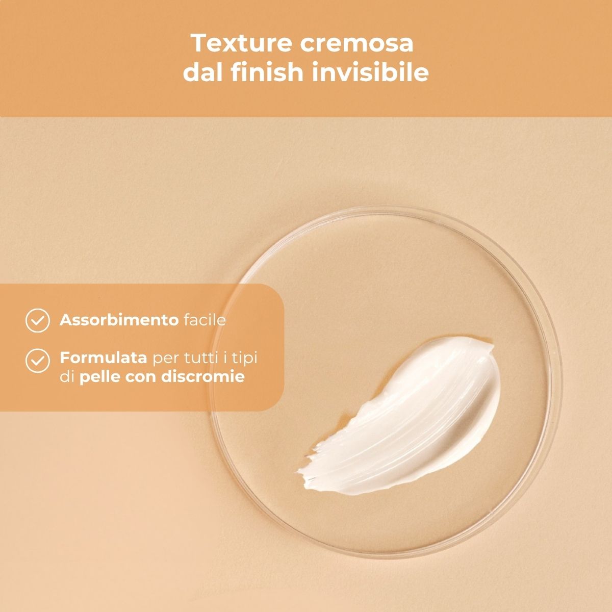 Vitamina C + Biancospino - Crema viso giorno idratante antimacchia SPF50 - con Vitamina C, Biancospino e Cybright - riduce l'intensit&agrave; delle macchie