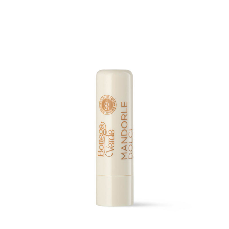 MANDORLE DOLCI - Lip balm stick - emollient and nourishing - with Sweet almond oil (5 ml) - dry lips