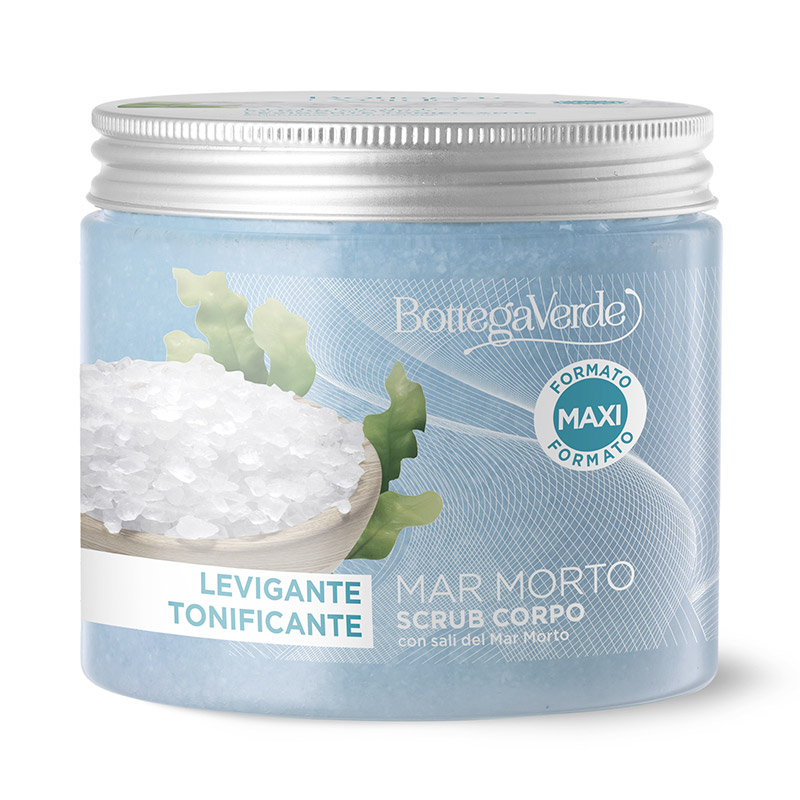Body scrub with Dead Sea salts (400 ml) - smoothing and tonifying
