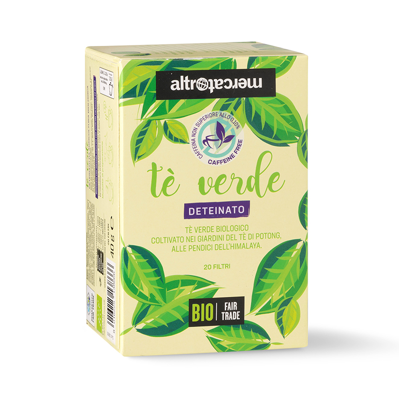 ALTROMERCATO Tè verde deteinato India bio