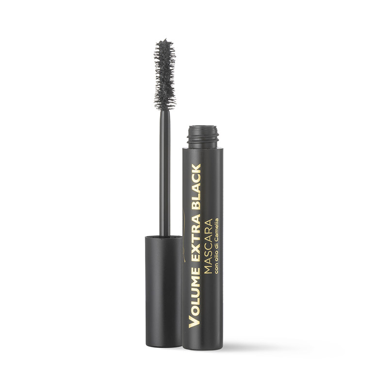 Extra black volumising mascara with Camellia oil (8 ml)