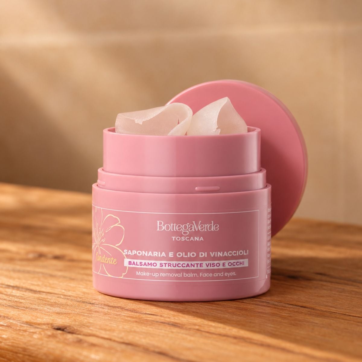 SAPONARIA AND GRAPE-SEED OIL - Make-up removal balm - face and eyes - melting (45 ml)