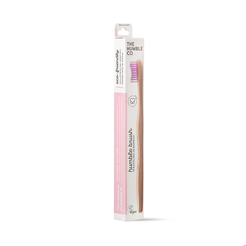 The HUMBLE & Co. - Spazzolino rosa in Bamboo