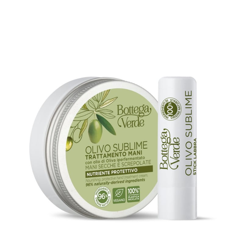 Olivo Sublime Offer - hand cream + lip balm stick