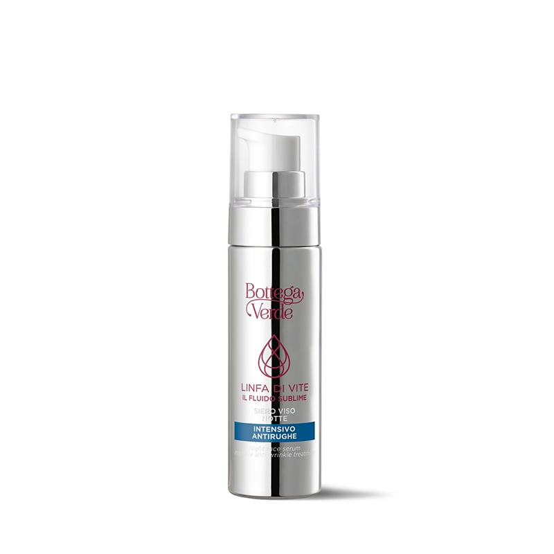 Sublime fluid - Concentrated night face fluid - regenerating and renewing - 2-PEPTIDE LINFA COMPLEX with Peptides and Vine Sap (30 ml) - all skin types