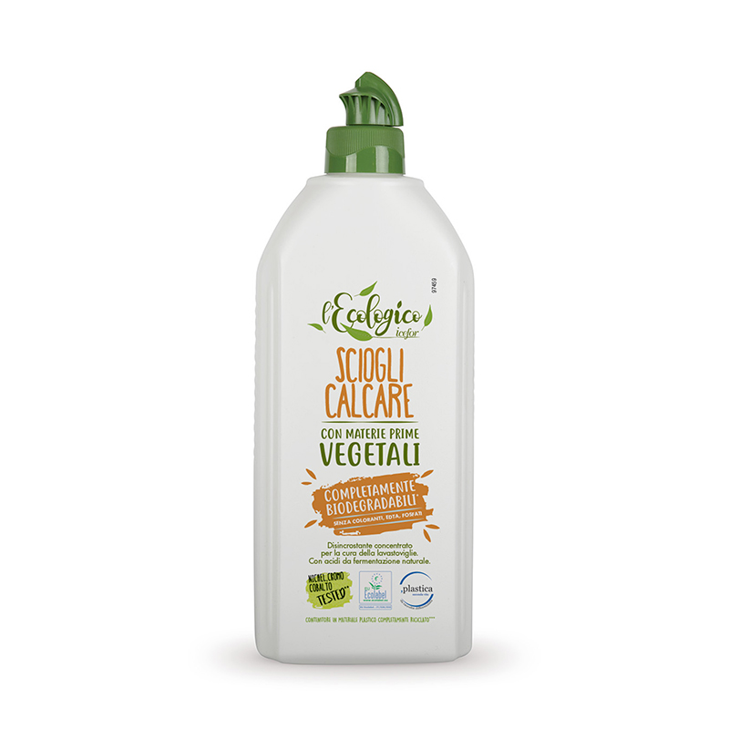 L'ECOLOGICO -  Sciogli calcare disincrostante per lavastoviglie - con materie prime vegetali biodegradabili
