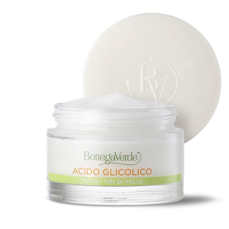 Estratti di bellezza '' Crema viso rinnovatrice - acido Glicolico estratti della Frutta '' perfeziona uniforma illumina - tutti i tipi di pelle