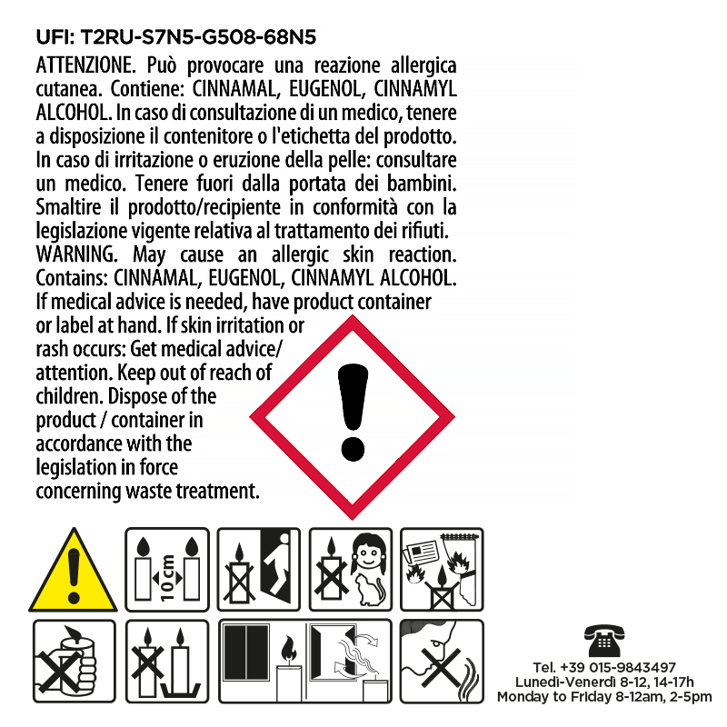 Fantasia di Spezie - Home Collection - Candela profumata con note di Cannella e Ginger