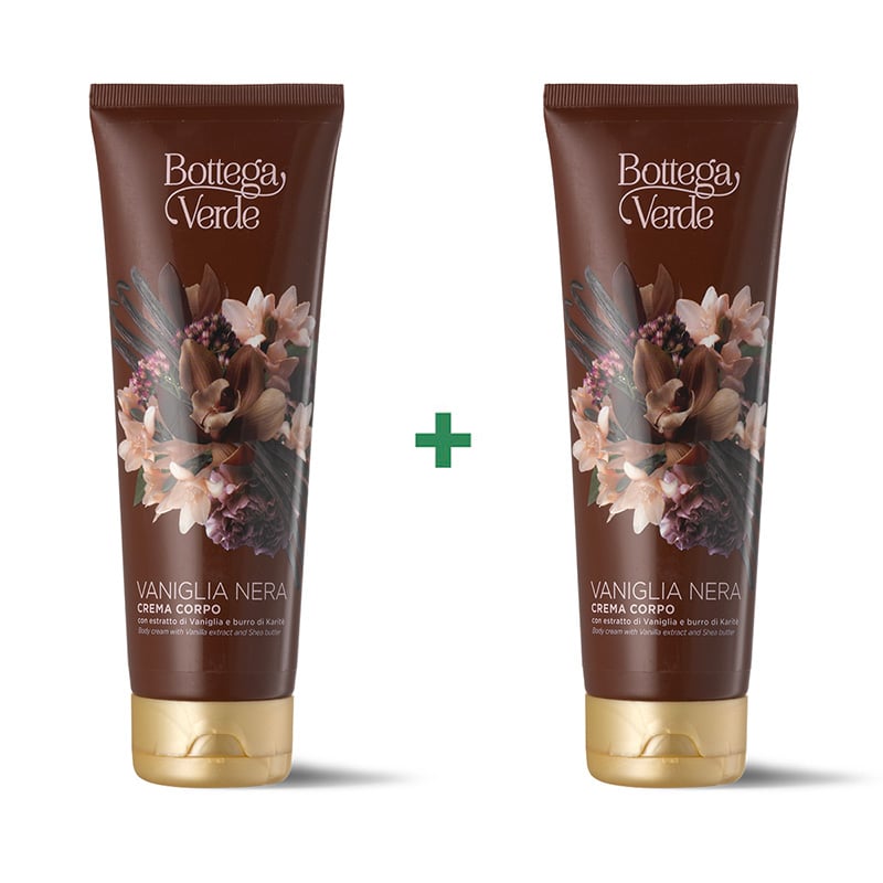 Offer 2 pieces - Vaniglia Nera - Body Cream with Vanilla Extract and Shea Butter (200 ml)